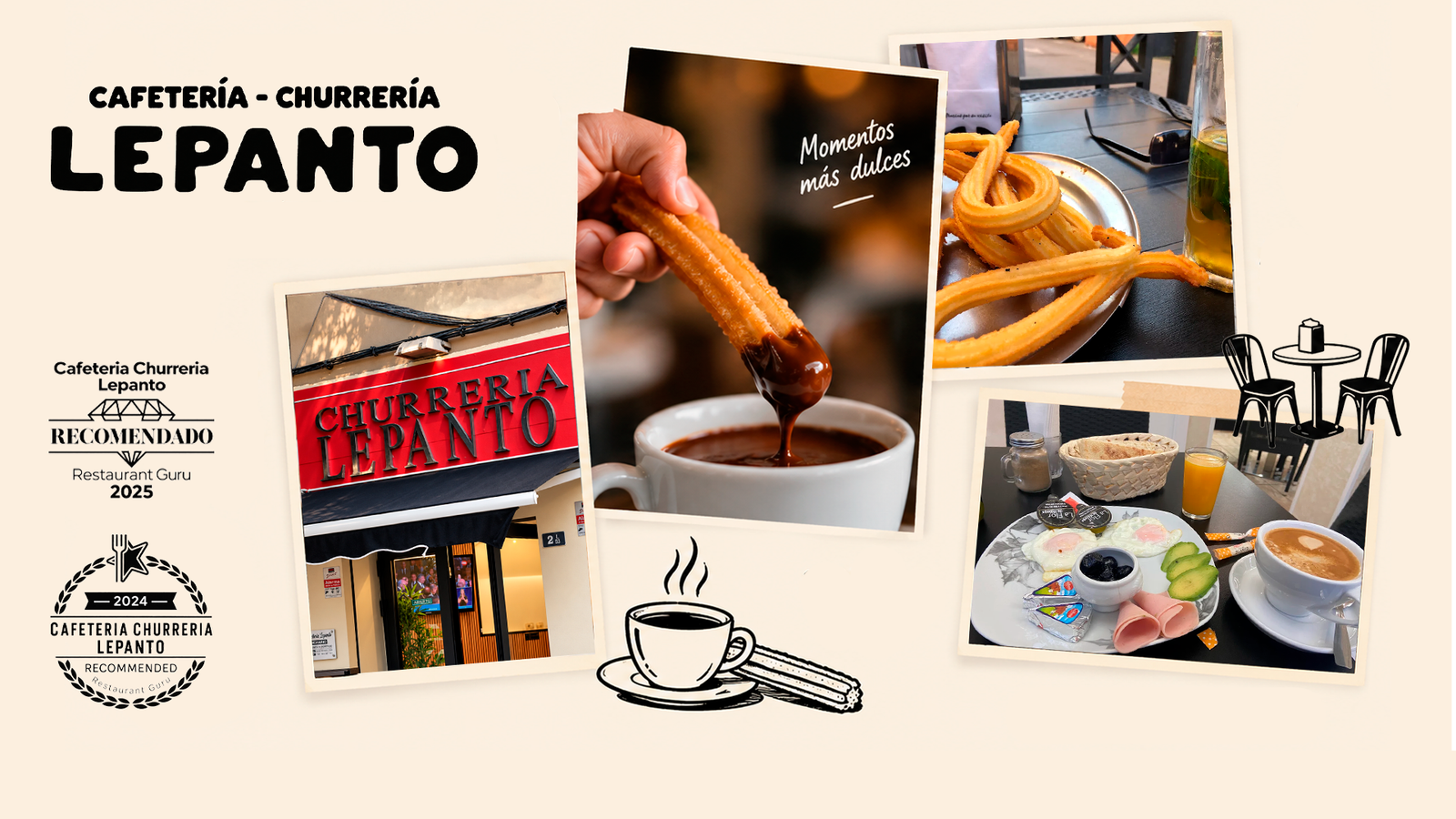 Cafetería Churrería Lepanto — momentos más dulces